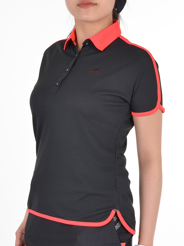 アディダスゴルフ　シングルパネル半袖シャツ　GLD44
