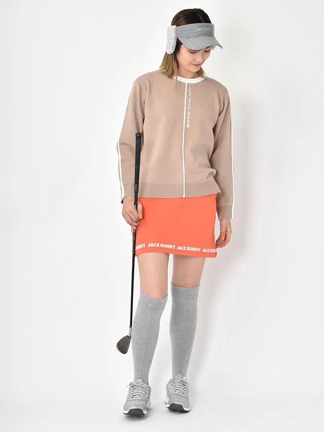 【ルコック】ゴルフウェア　レディース　スカート　M　ブラウン　美品