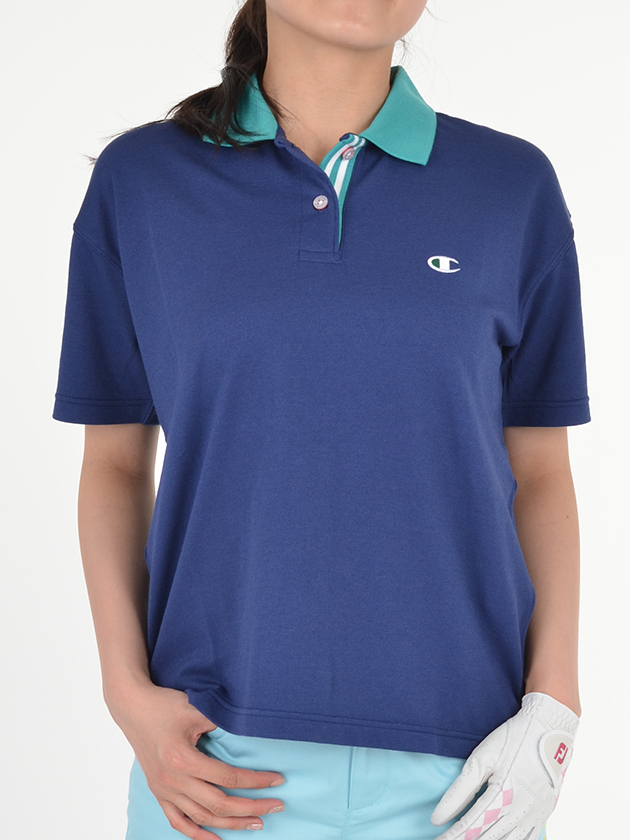 チャンピオンゴルフ　ワイドシルエット半袖ポロシャツ　CW-RG308